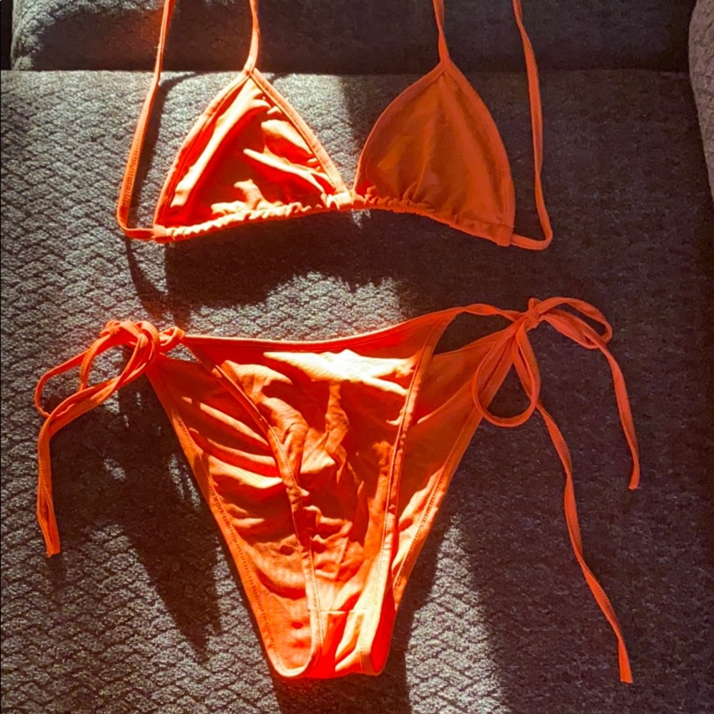 Orange bikini